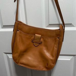 FRYE Olivia large crossbody (dusty rose)